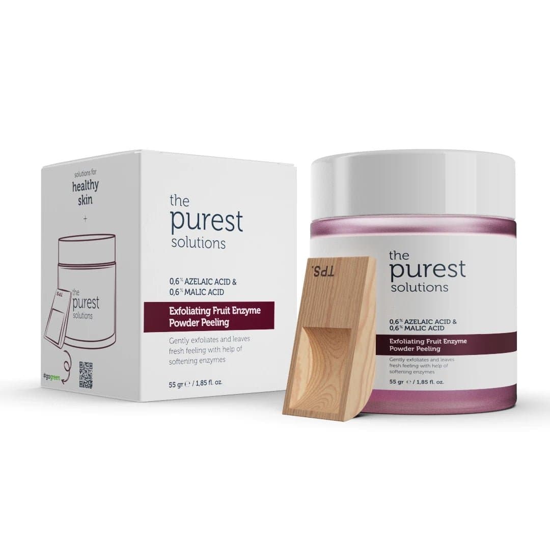 The Purest Solutions Exfoliating Fruit Enzyme Powder Peeling - 55g | ذا بيورست مقشر أحماض الفواكه - 55 غرام