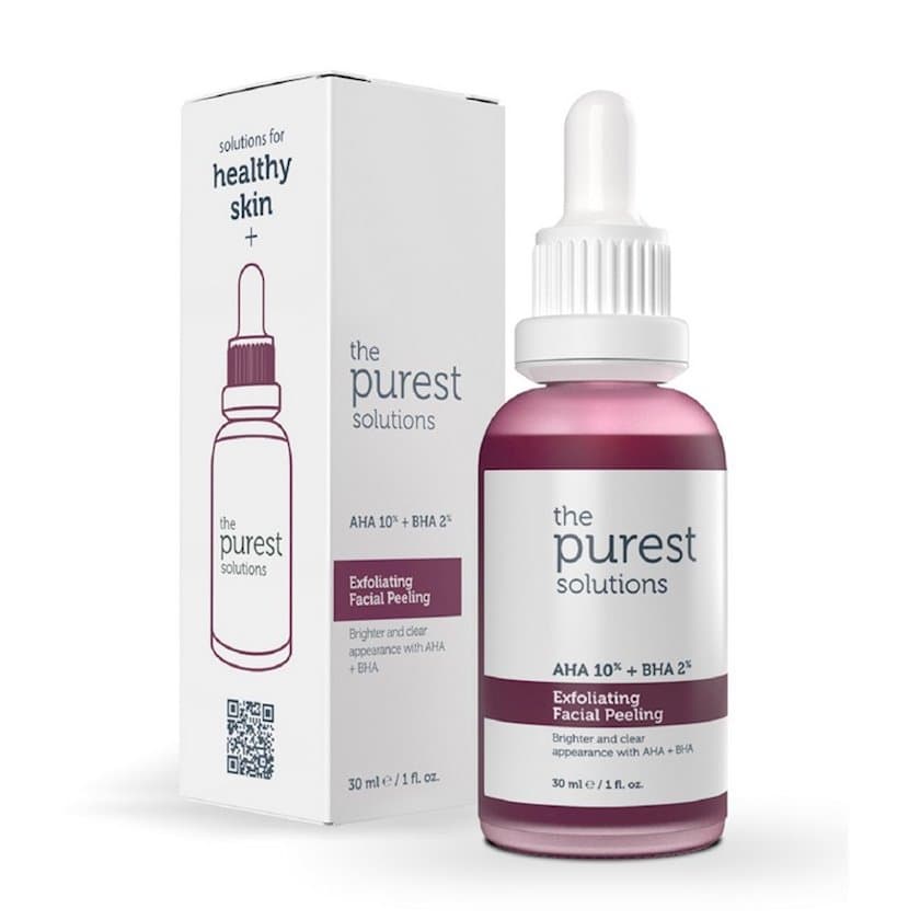 The Purest Solutions Exfoliating Facial Peeling - 30ml | مقشر الأحماض من ذا بيروست سلوشن