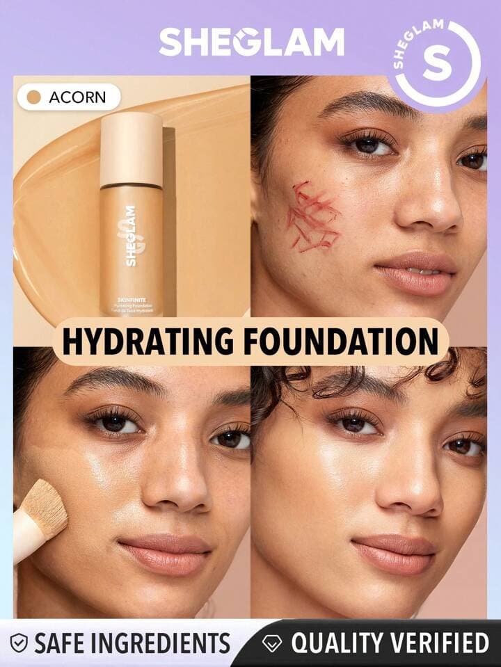 SHEGLAM Skinfinite Hydrating Foundation | كريم اساس بتركيبة كريمية