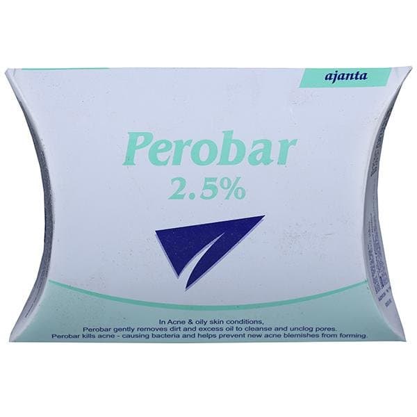 Perobar benzoyl peroxide 2.5% soap | صابون حب الشباب بال بنزويل بيروكسايد