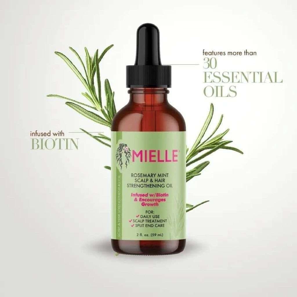 MIELLE ROSMARY MINT SCALP AND HAIR OIL | زيت روزماري و النعناع من ميلي لتقوية الشعر