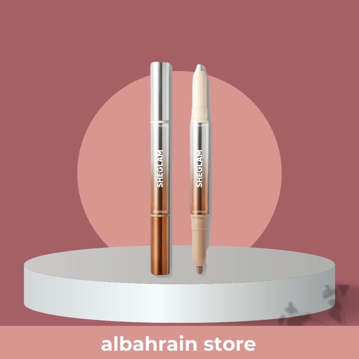 Sheglam fine line 2 in 1 nose contour & highlight pen umber | قلم كنتور للانف و هايلايتر اثنين في واحد من شيكلام