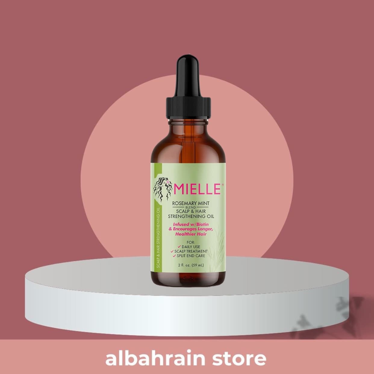 MIELLE ROSMARY MINT SCALP AND HAIR OIL | زيت روزماري و النعناع من ميلي لتقوية الشعر