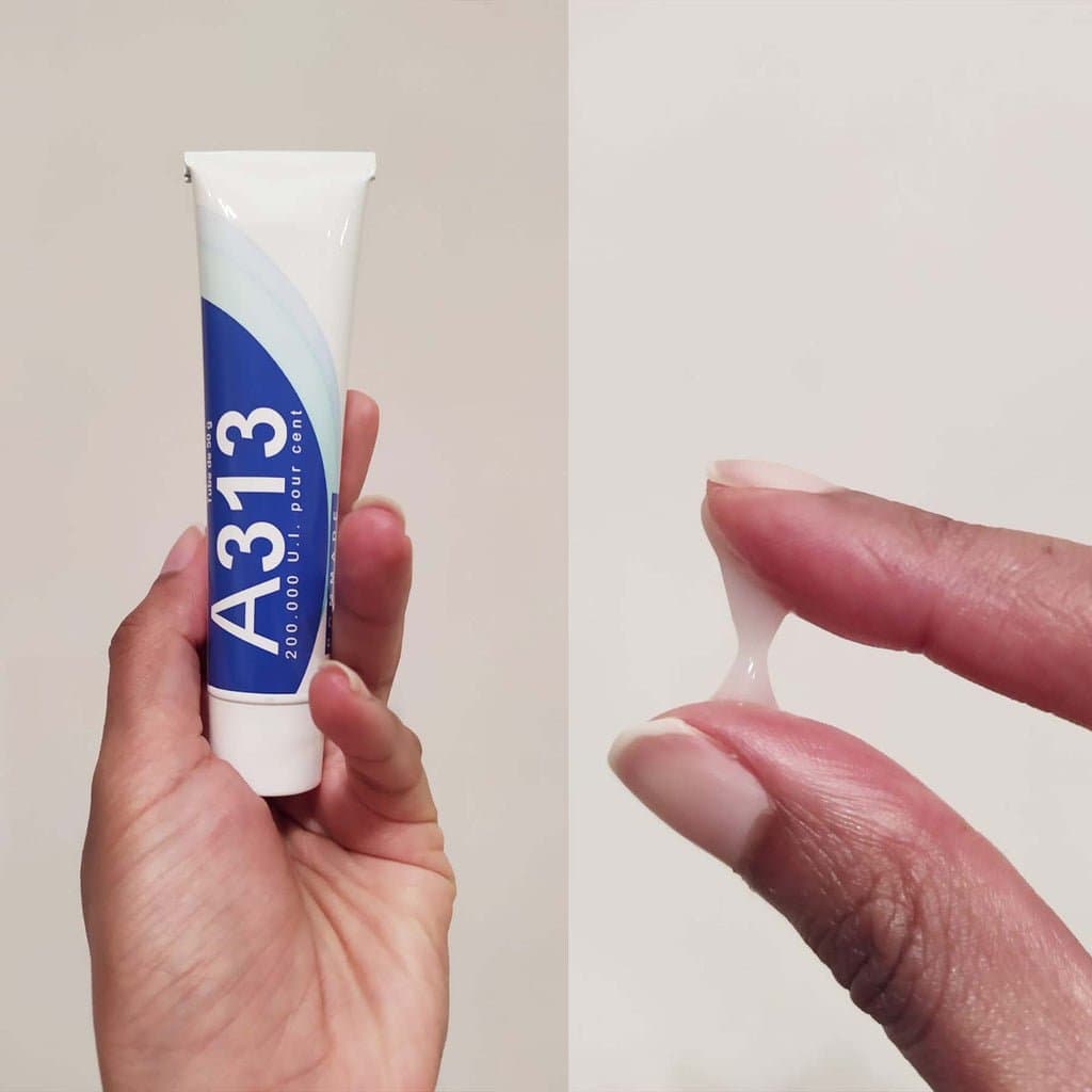 Pharma Développement A313 Retinol Pommade (Vitamin A Cream) |
كريم A313 الفرنسي الأصلي - مرهم فيتامين A النقي (الريتينول) لعلاج التجاعيد وحب الشباب