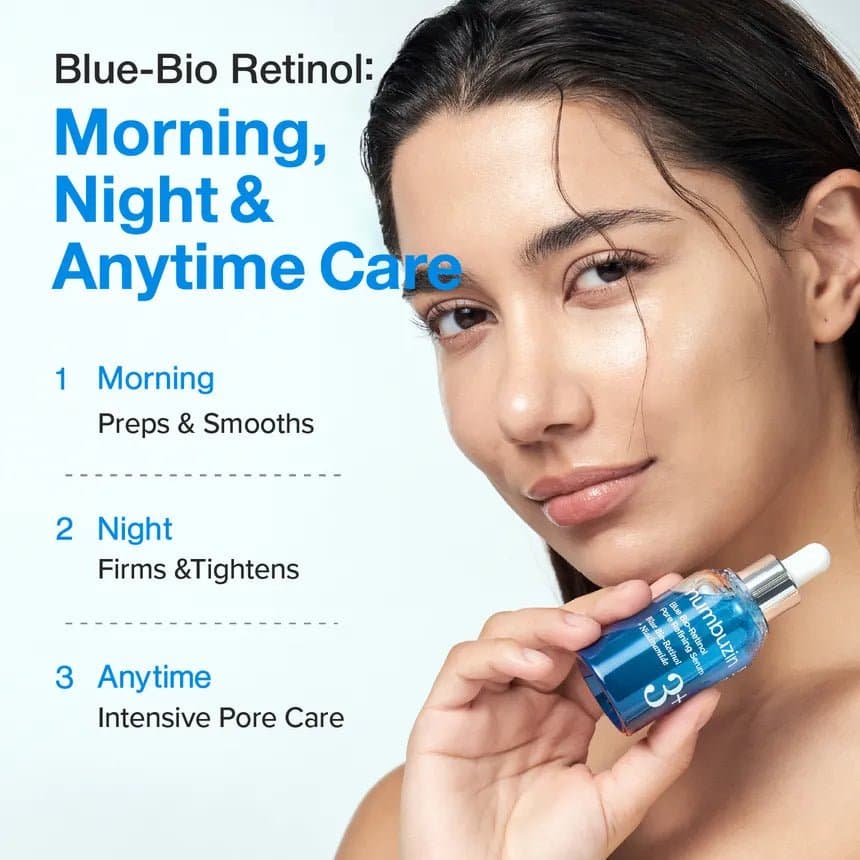numbuzin No.3 Blue Bio-Retinol Pore Refining Serum Ampoule | سيرم تنقية البشرة ومعالجة المسام من شركة نمبوزين