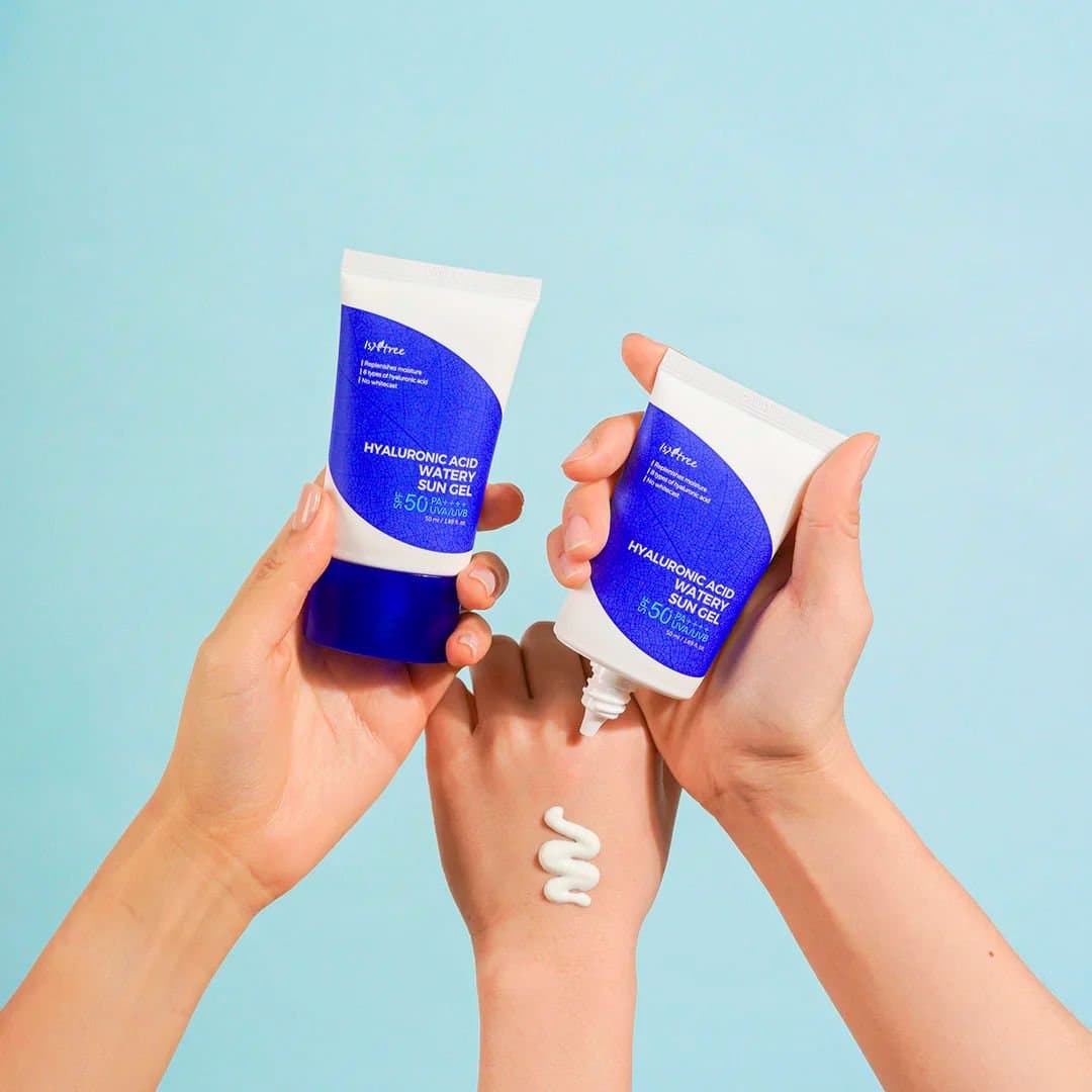 Isntree hyaluronic Watery sun gel | واقي جل و مرطب من ازنتري
