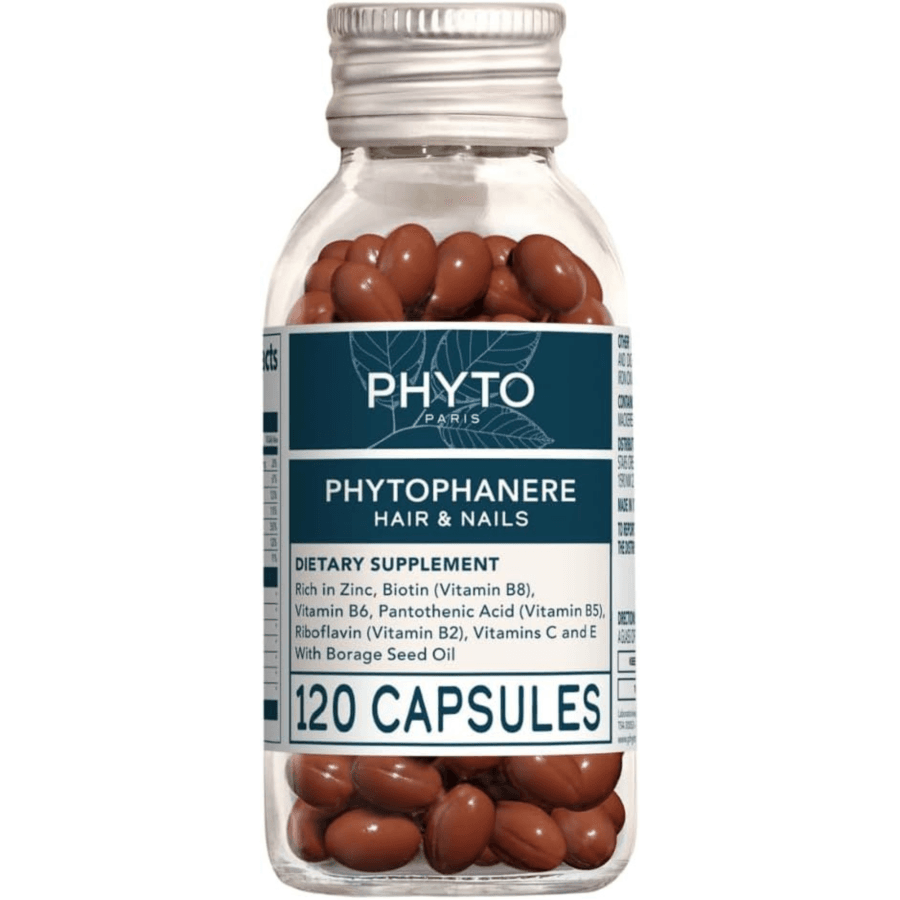 Phyto Phytophanere Hair and Nails Dietary Supplement - 120 Capsules | فيتو فيتوفانير مكمل غذائي لتقوية الشعر والأظافر - 120 كبسولة