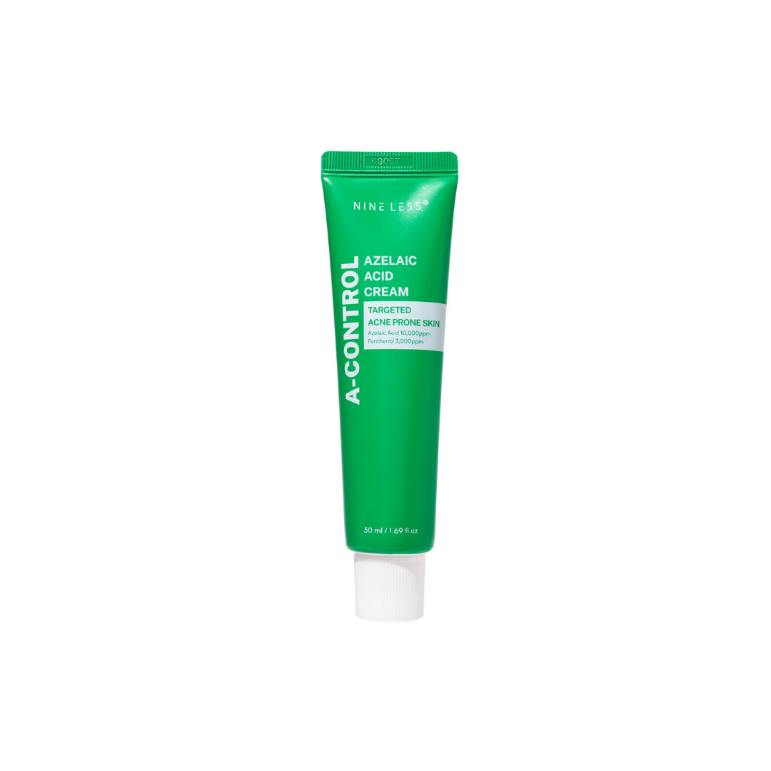 Nine Less A-Control Azelaic Acid Cream (50ml) - Targeted Acne & Redness Care |
ناين ليس كريم إيه-كنترول بحمض الأزيليك - لعلاج حب الشباب وتصفية البشرة - 50 مل