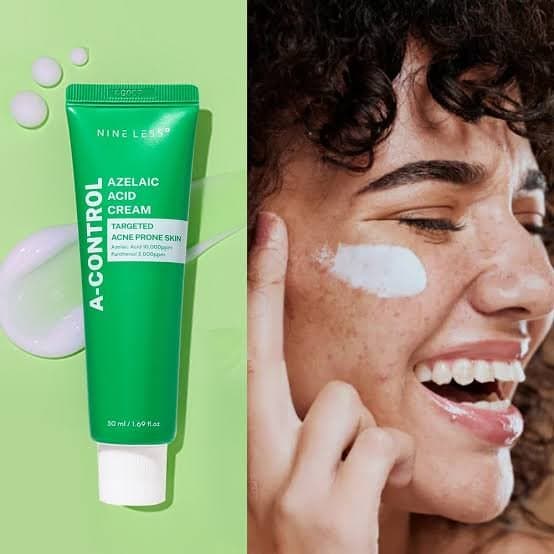 Nine Less A-Control Azelaic Acid Cream (50ml) - Targeted Acne & Redness Care |
ناين ليس كريم إيه-كنترول بحمض الأزيليك - لعلاج حب الشباب وتصفية البشرة - 50 مل