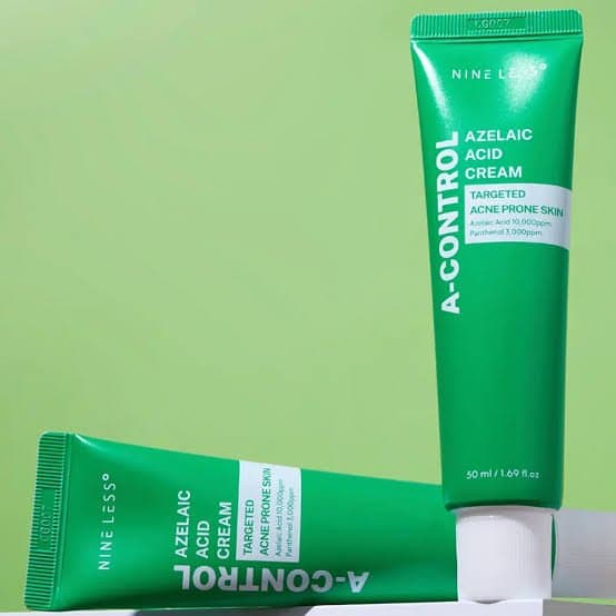 Nine Less A-Control Azelaic Acid Cream (50ml) - Targeted Acne & Redness Care |
ناين ليس كريم إيه-كنترول بحمض الأزيليك - لعلاج حب الشباب وتصفية البشرة - 50 مل
