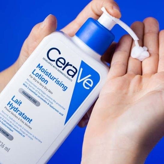لوشن سيرافي (CeraVe) المرطب للوجه والجسم للبشرة الجافة بالسيراميد - 236 ملم