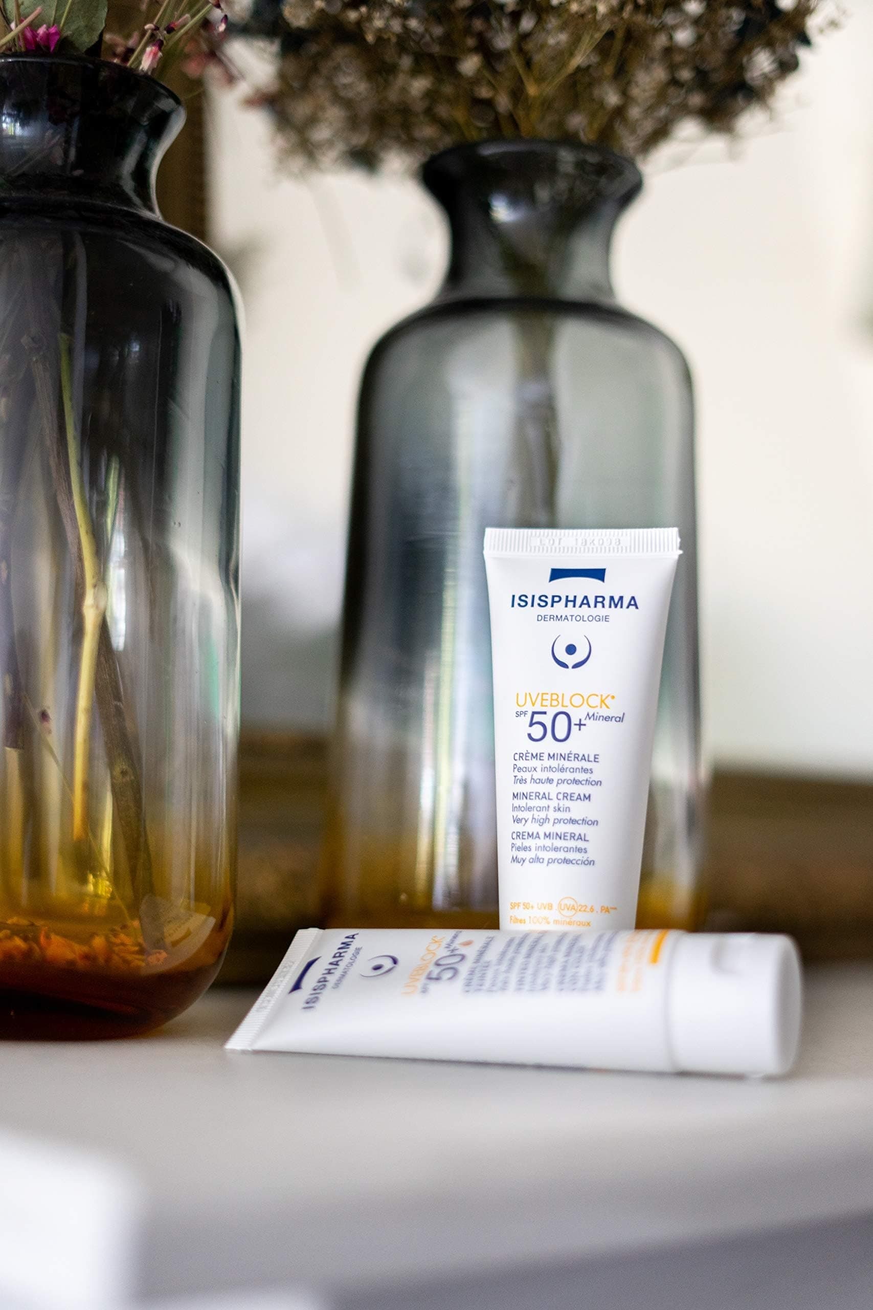 ISISPHARMA UVEBLOCK Mineral SPF 50+: حماية فيزيائية فائقة للبشرة الحساسة - 40 مل